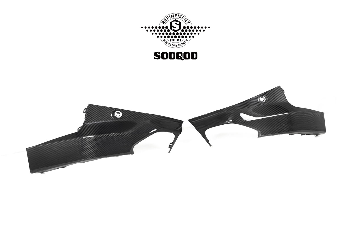 BMW M240i G42 rear diffuser splitters