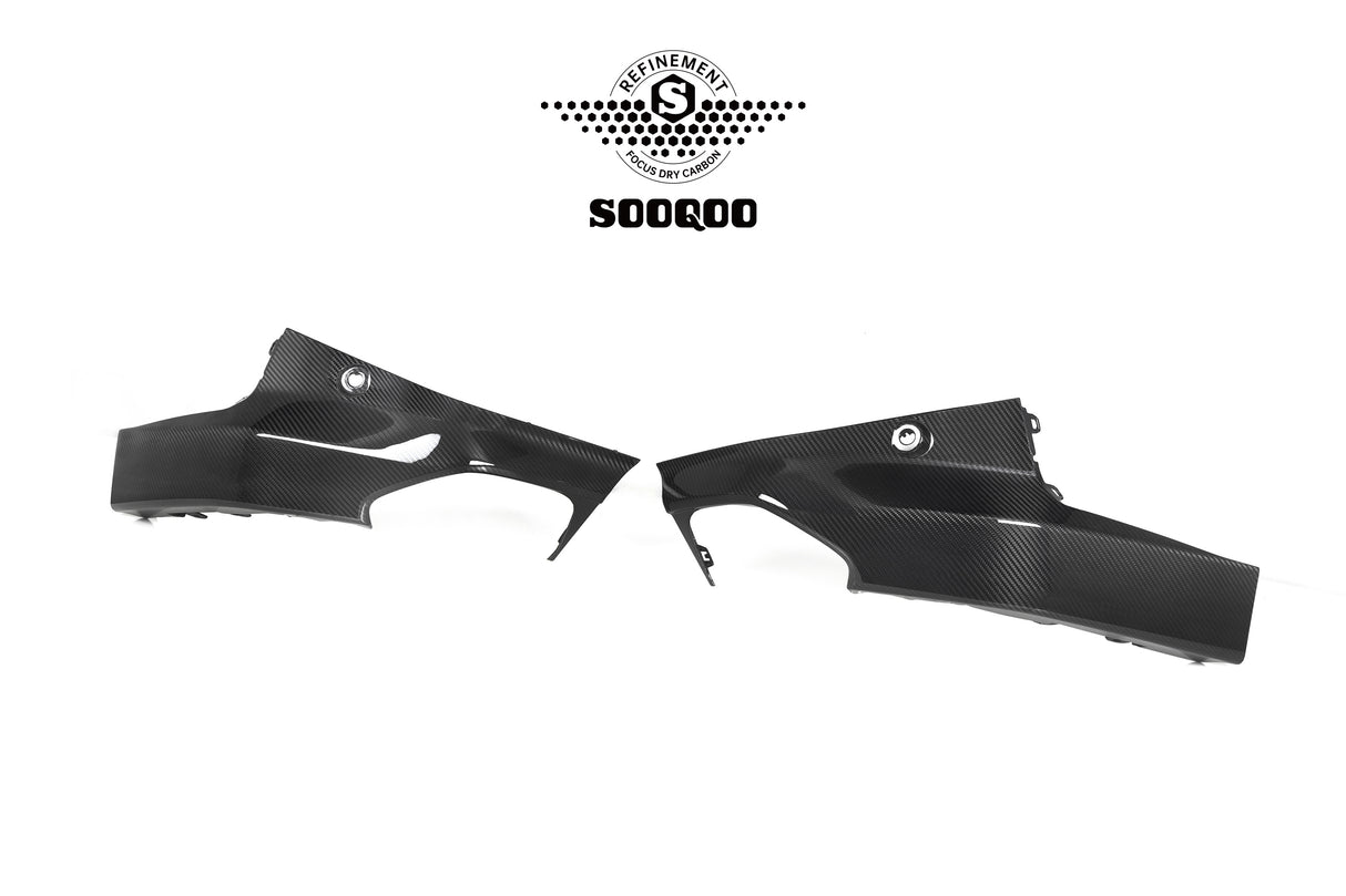 BMW 2 Series Carbon Fiber rear bumper side splitters