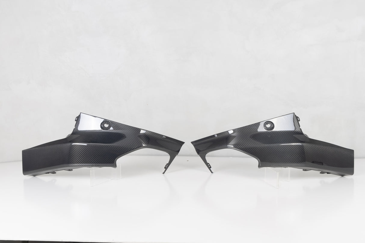 BMW G42 M240i Carbon Fiber Rear Side Splitters
