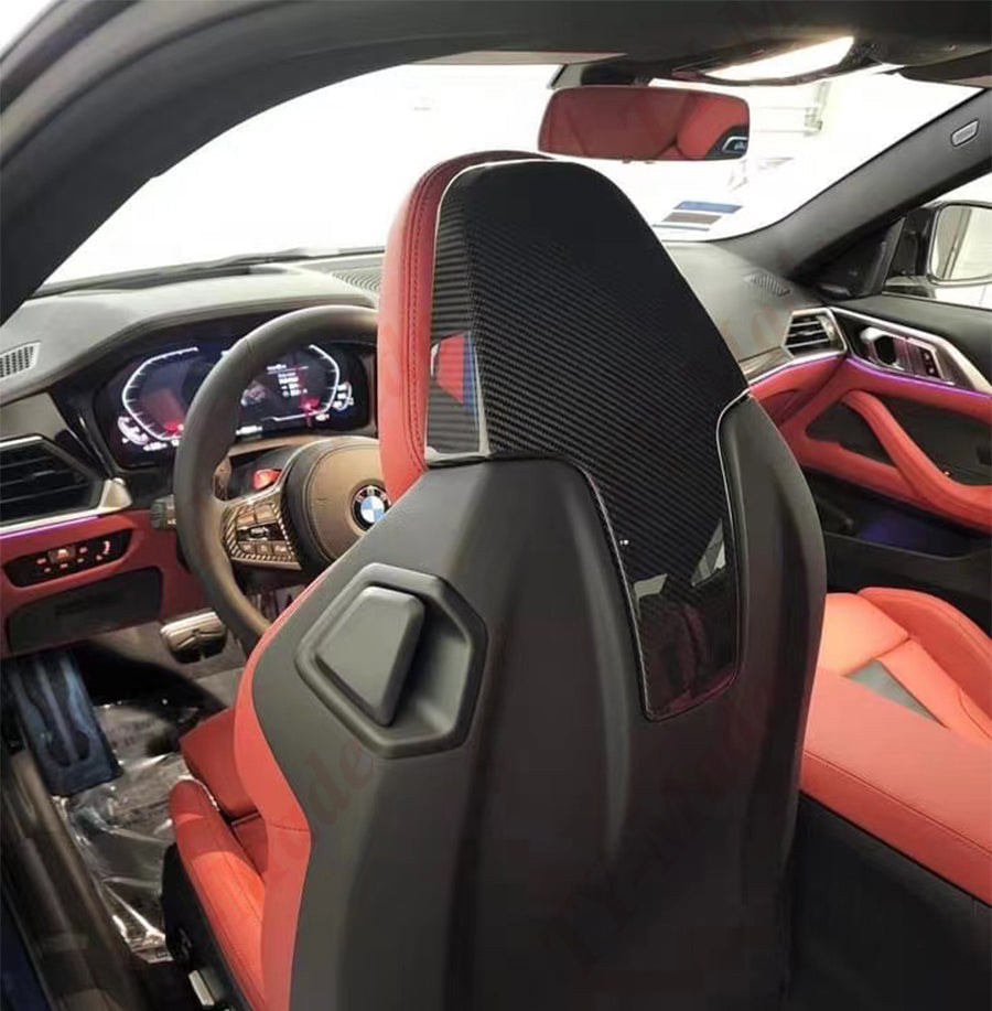 BMW M3 G80 Carbon Fiber back Seat Covers