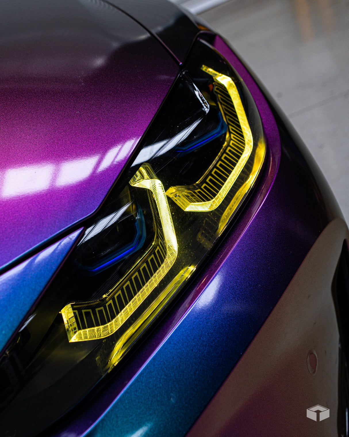 BMW M3 G81 TOURING YELLOW CSL LIGHTS