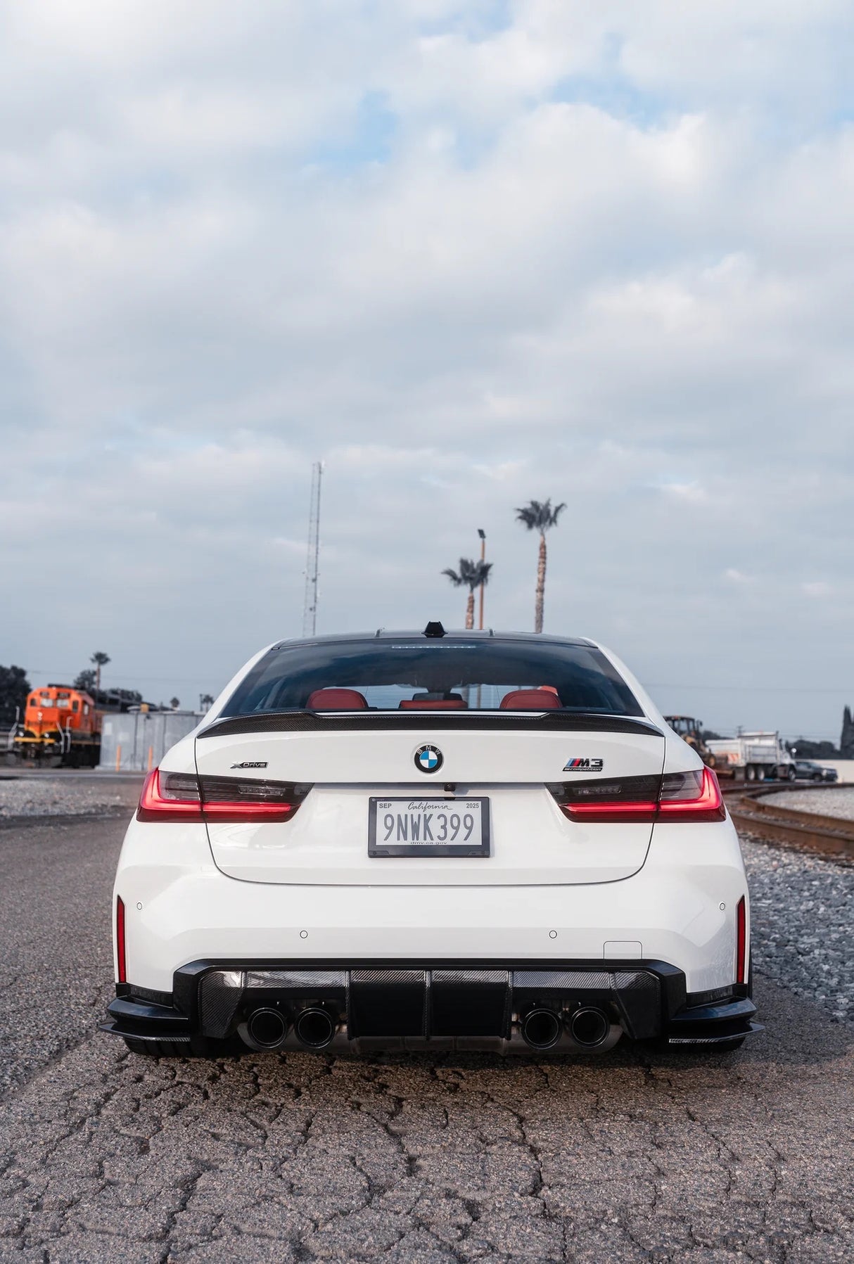 BMW 3 Series G20 & M3 G80 Carbon Fiber CS Style Boot Spoiler