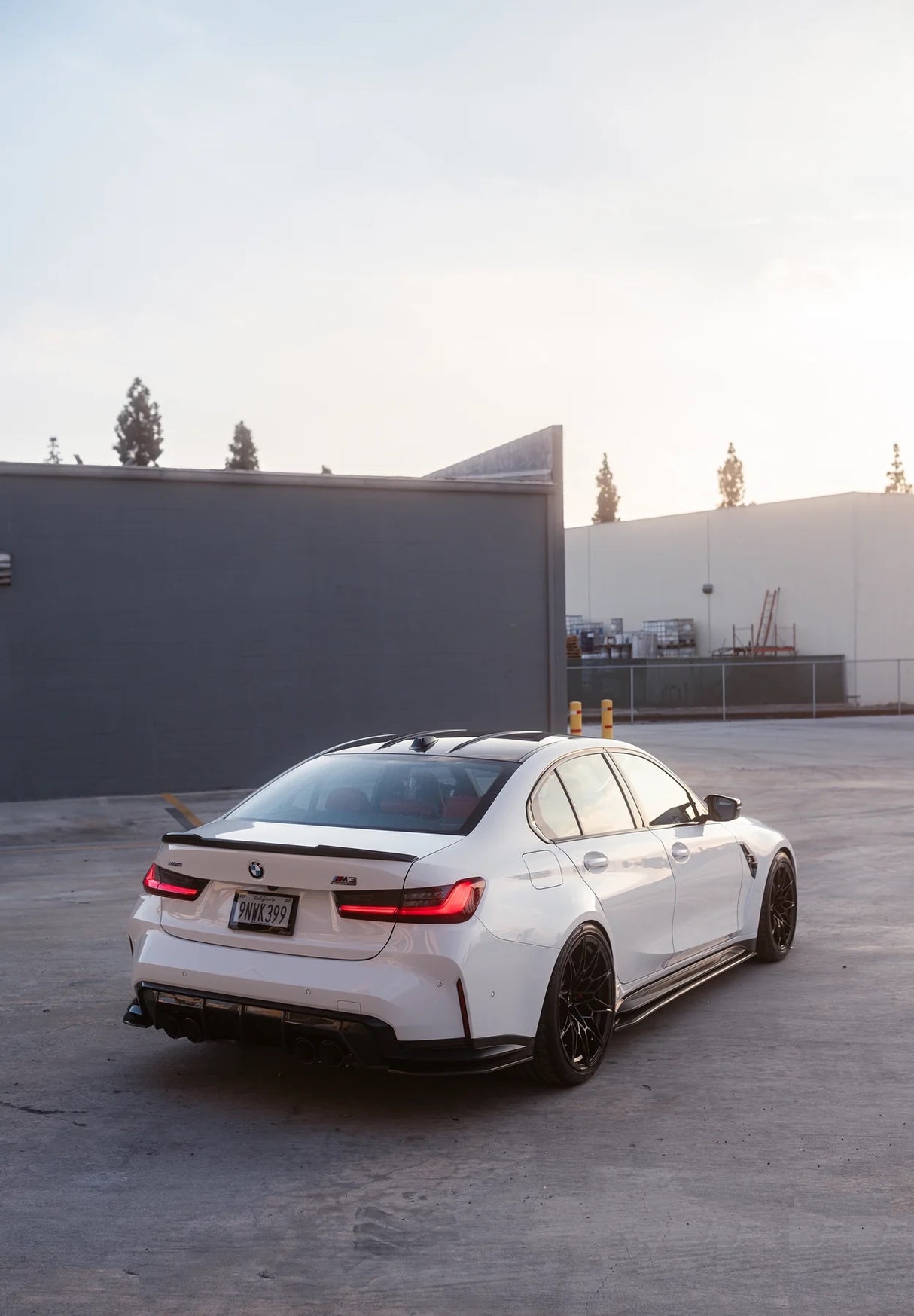 BMW 3 Series G20 & M3 G80 Carbon Fiber CS Style Boot Spoiler