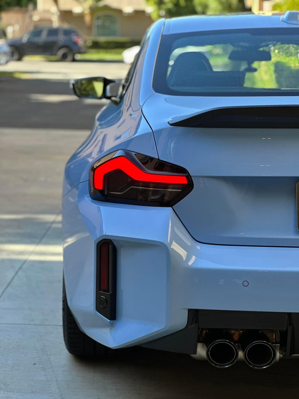 Carbon fibre BMW M2 G87 boot spoiler