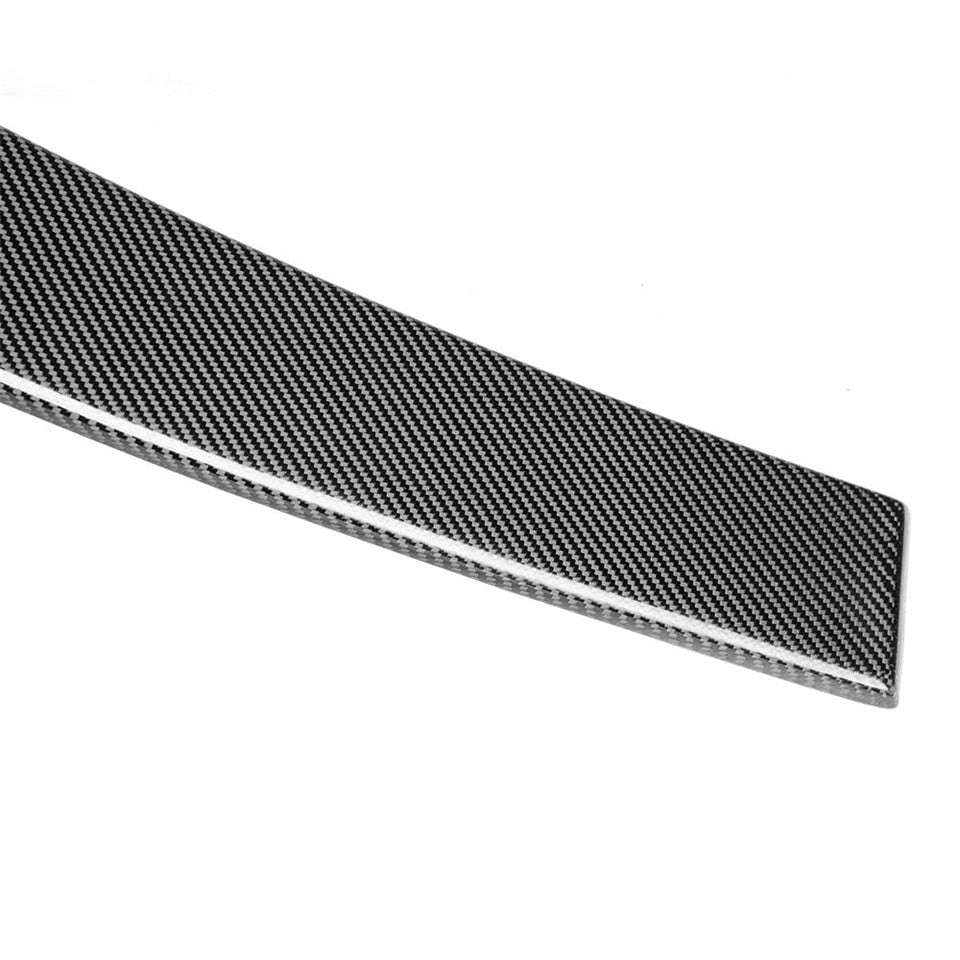 Carbon fiber boot spoiler lip
