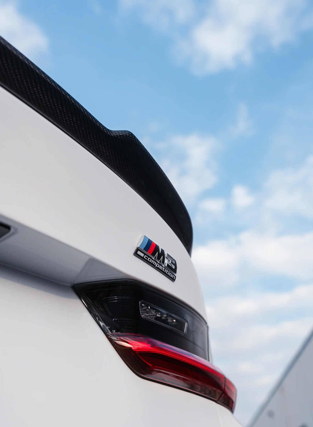 BMW 3 Series G20 & M3 G80 Carbon Fiber CS Style Boot Spoiler