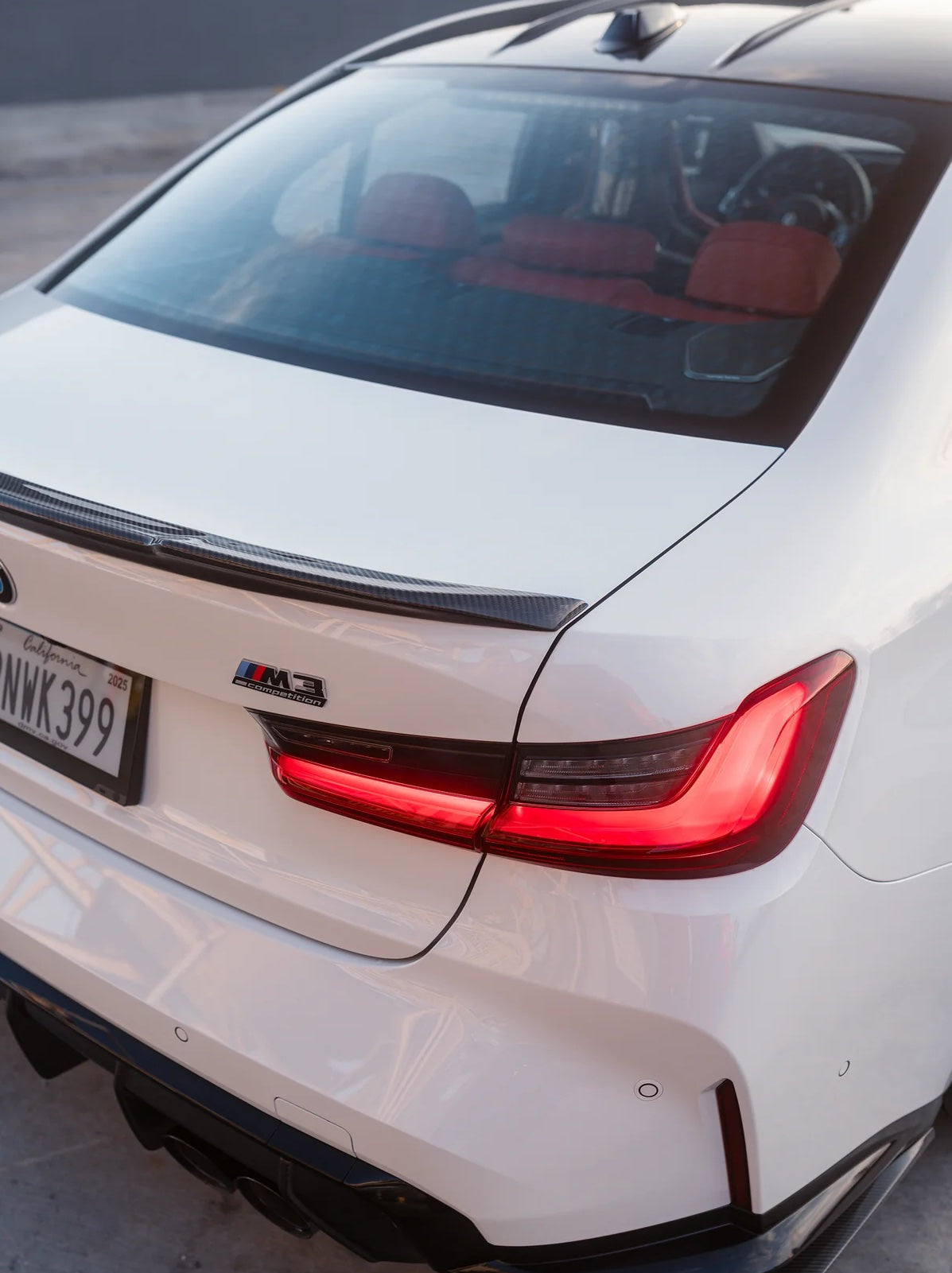 BMW 3 Series G20 & M3 G80 Carbon Fiber CS Style Boot Spoiler