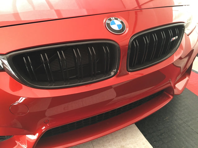 BMW 4 Series F32 F33 F36 F80 F82 F83 Carbon Fiber Front Kidney Grilles