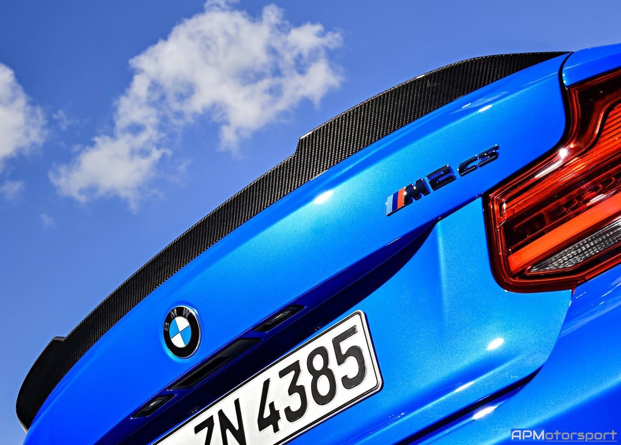 BMW 2 series F22 Coupe | M2 F87 Carbon Fiber CS Style Boot Spoiler