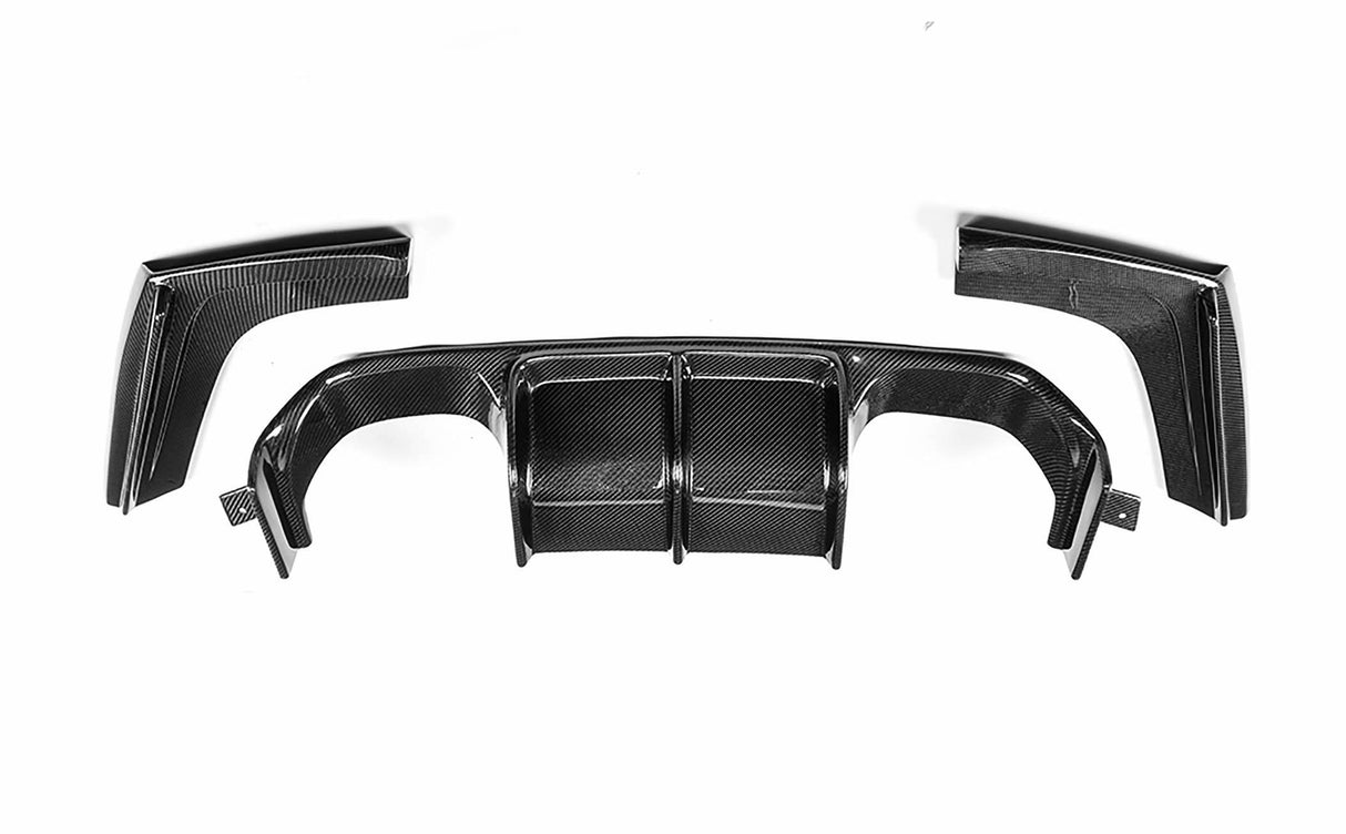 BMW M3 F80 M4 F82 F83 Carbon Fiber V Style Rear Bumper Diffuser