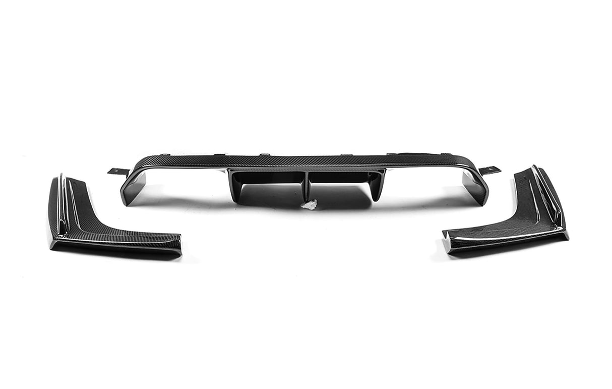 BMW M3 F80 M4 F82 F83 Carbon Fiber V Style Rear Bumper Diffuser
