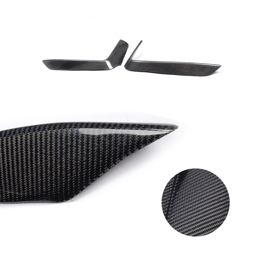 BMW 4 Series F32 F33 F36 Carbon Fiber Front Upper Splitter Canards