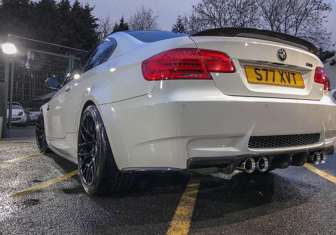 BMW M3 E92 E93 Carbon Fiber 3D Style Rear Bumper Splitters