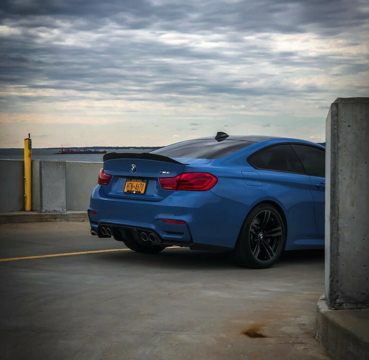 BMW M4 F82 Coupe Carbon Fiber PSM V1 Boot Spoiler