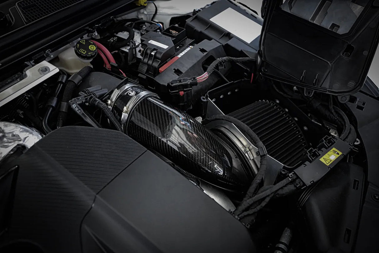 Carbon fiber cold intake for CLA 45 C118