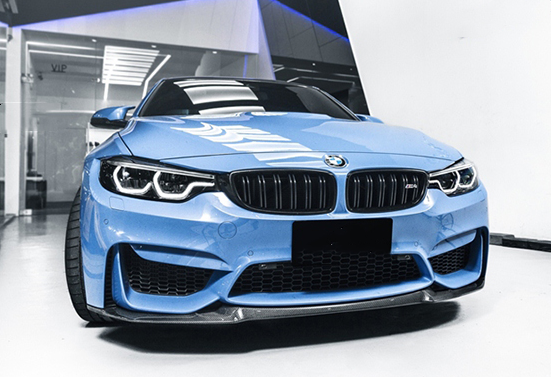 BMW M3 F80 M4 F82 F83 Carbon Fiber CS Style Front Bumper Lip Spoiler