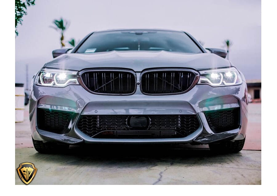 BMW M5 F90 Carbon Fiber Front Corner Splitters