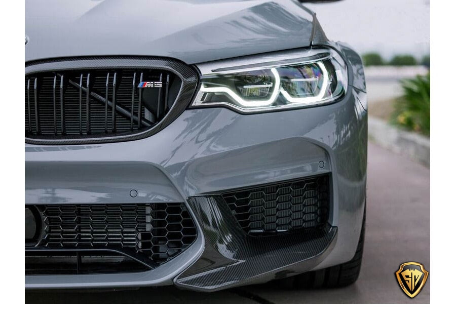BMW M5 F90 Carbon Fiber Front Corner Splitters
