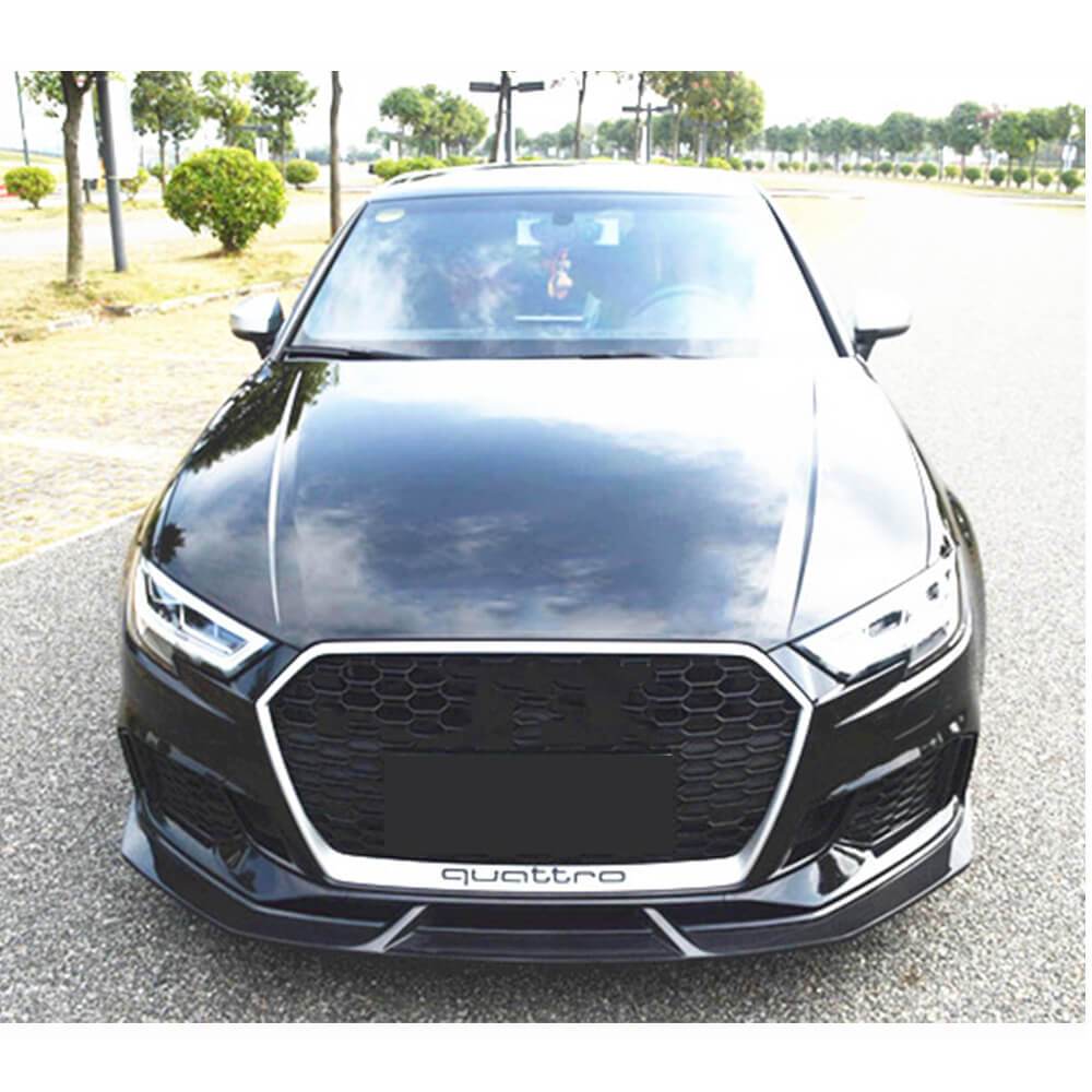 Audi RS3 Carbon Fiber Front Bumper Lip Spoiler