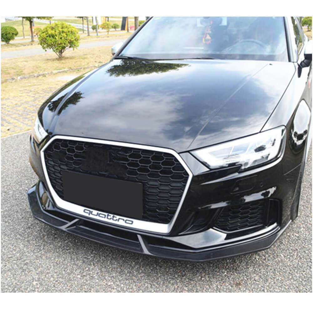Audi RS3 Carbon Fiber Front Bumper Lip Spoiler