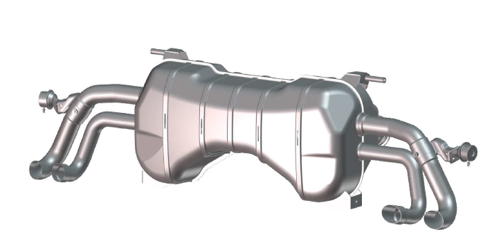 GENUINE LAMBORGHINI LP610-4 LP580-2 HURACAN RACING EXHAUST