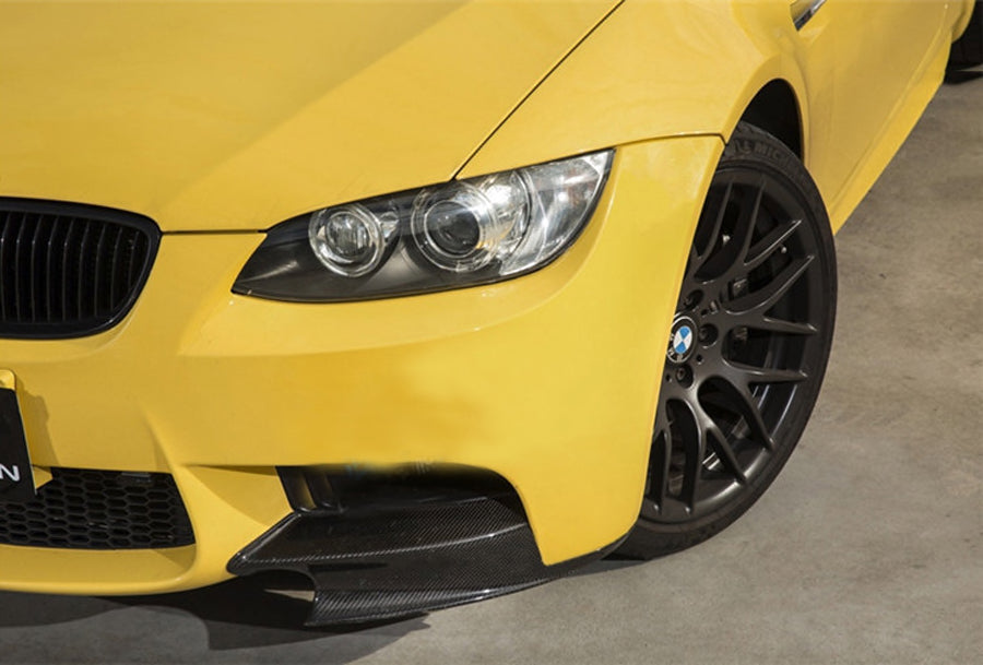 BMW M3 E92 E93 Carbon Fiber Front Corner Splitters
