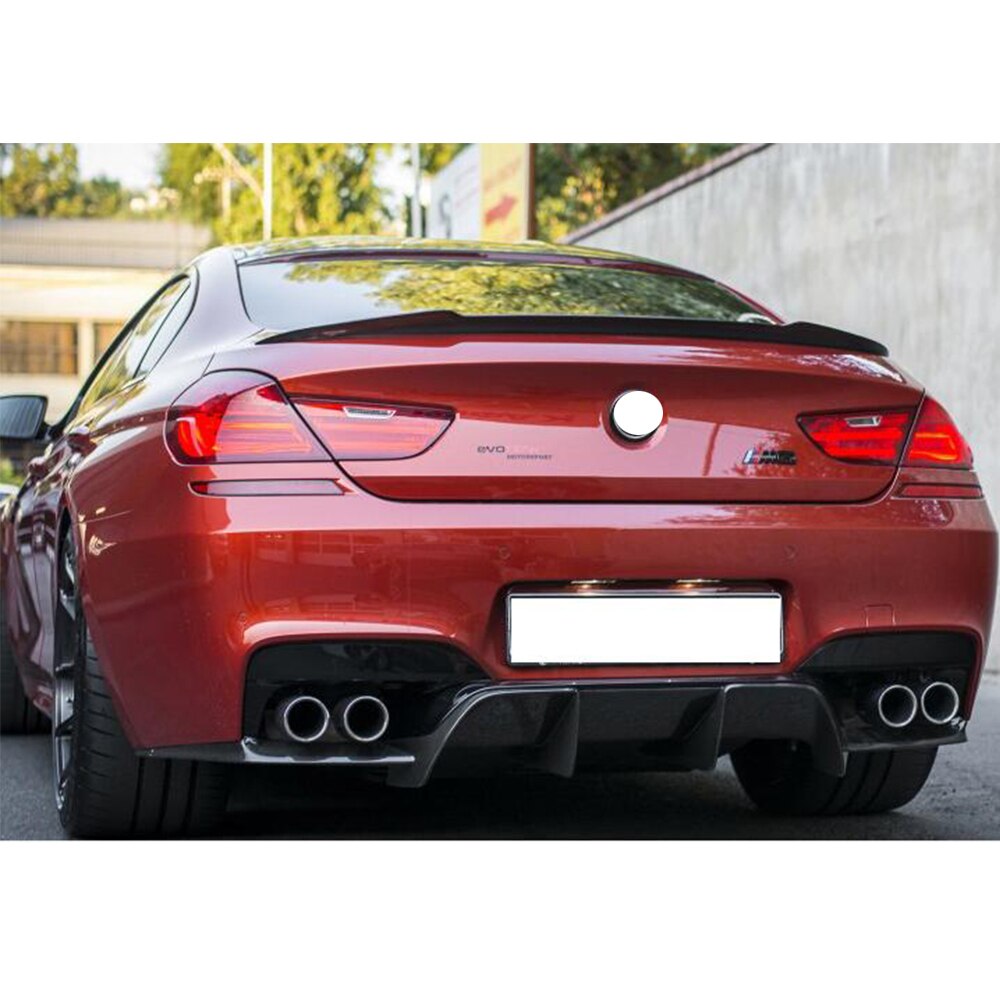 BMW 6 Series M6 F12 F13 Carbon Fiber V Style Boot Spoiler