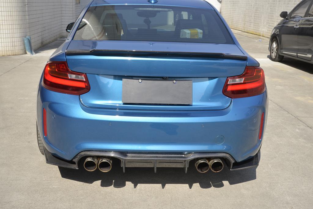 BMW M2 F87 MTC Style Carbon Fiber Rear Diffuser
