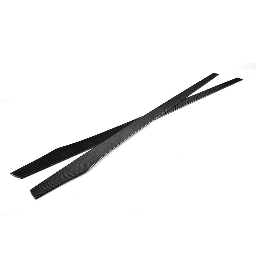 BMW 3 series F30 F31 Carbon Fiber V Style Side Skirt Extensions