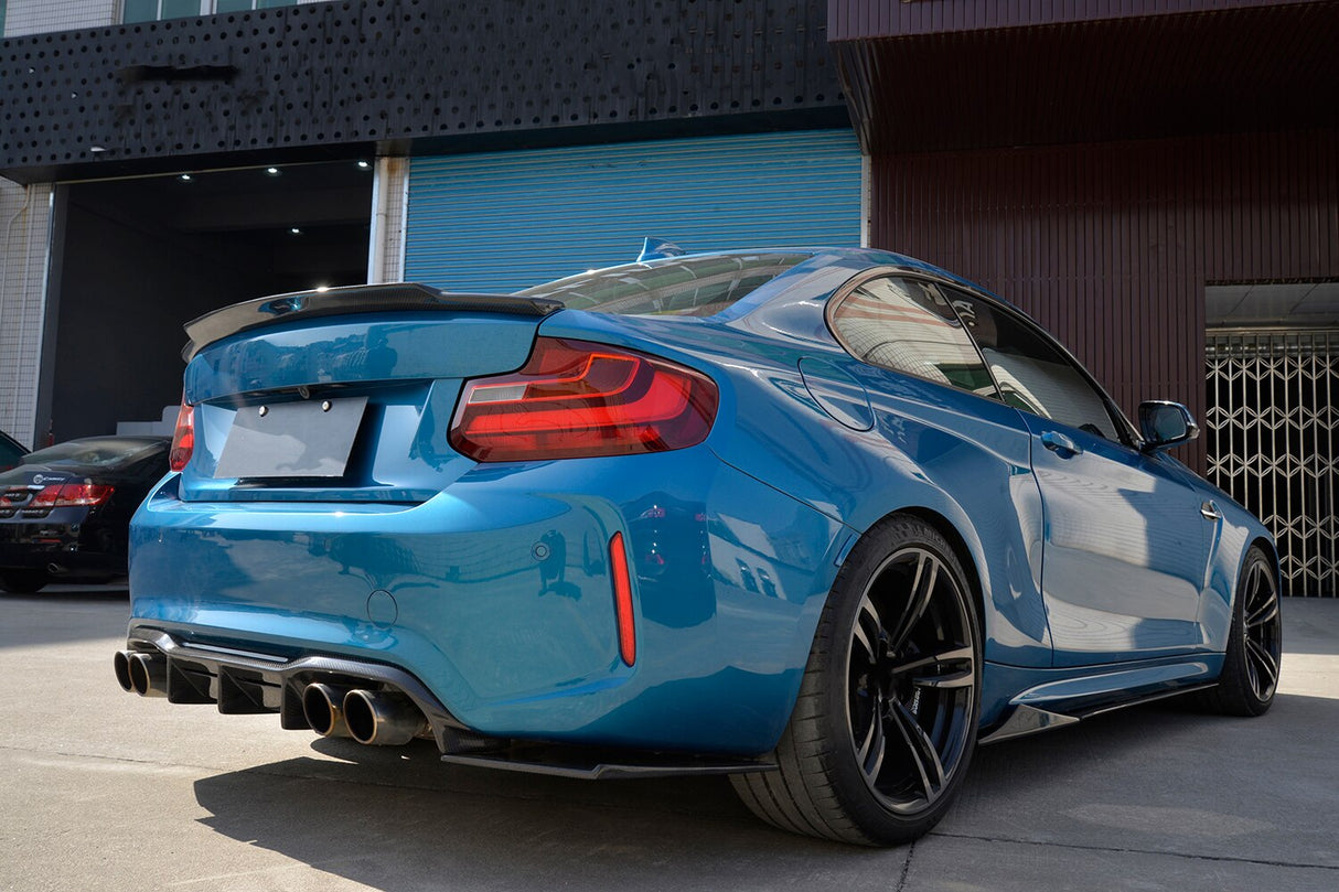 BMW M2 F87 MTC Style Carbon Fiber Rear Diffuser