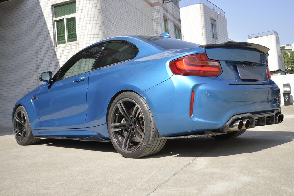 BMW M2 F87 MTC Style Carbon Fiber Rear Diffuser