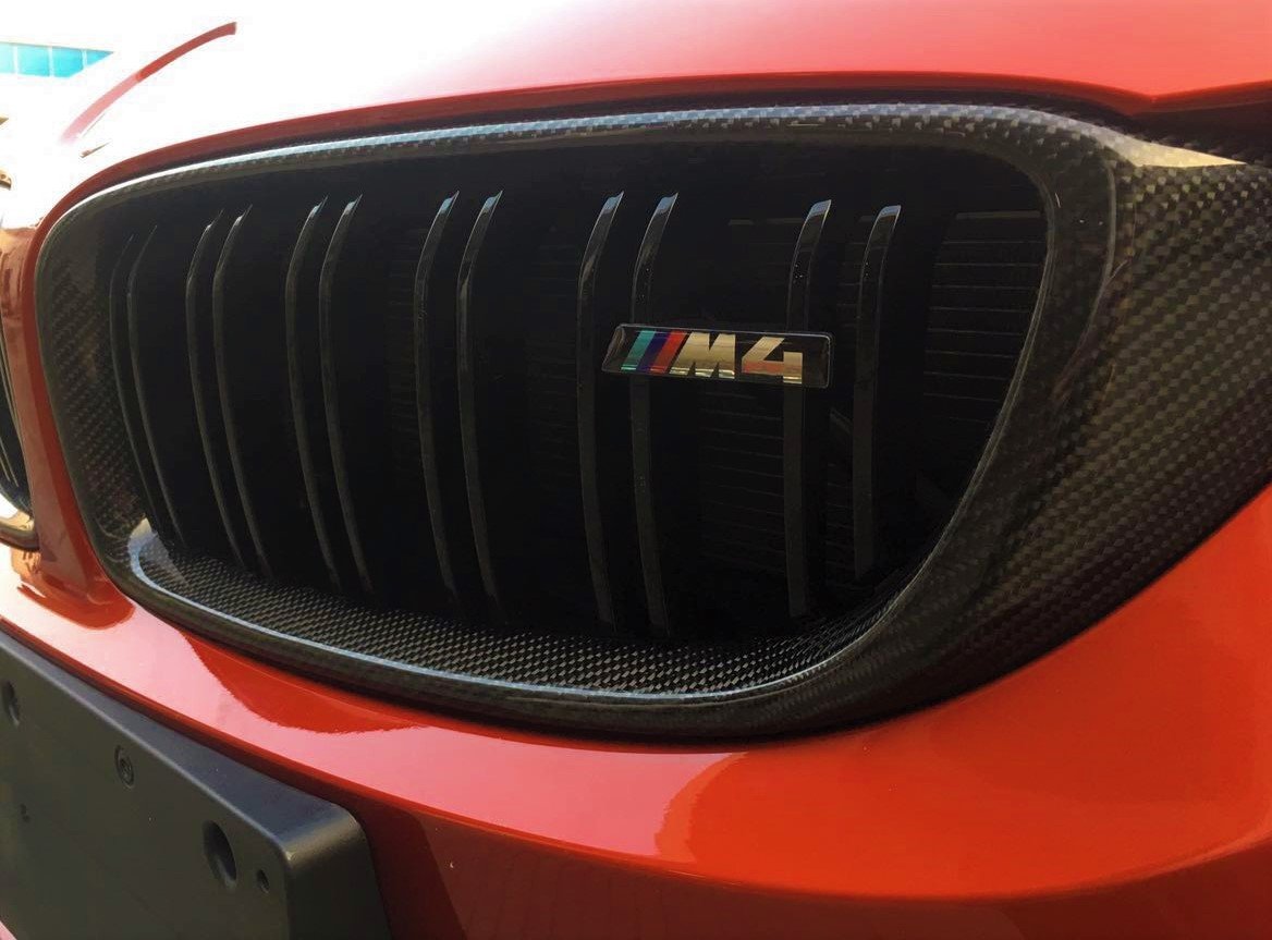 BMW 4 Series F32 F33 F36 F80 F82 F83 Carbon Fiber Front Kidney Grilles