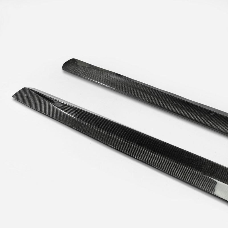 BMW M3 F80 M4 F82 F83 PSM Style Carbon Fiber Side Skirt Extensions