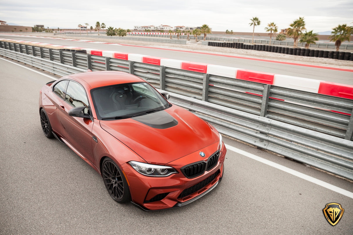 BMW M2 F87 Competition Carbon Fiber Front Lip Spoiler