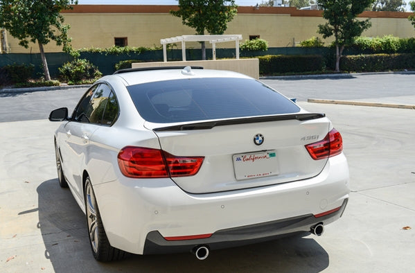 BMW 4 series F36 Gran Coupe Carbon Fiber Performance Style Boot Spoiler