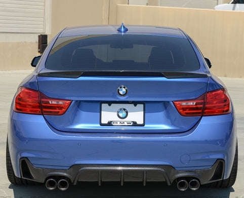 BMW F36 Carbon Fiber Performance Style Boot Spoiler