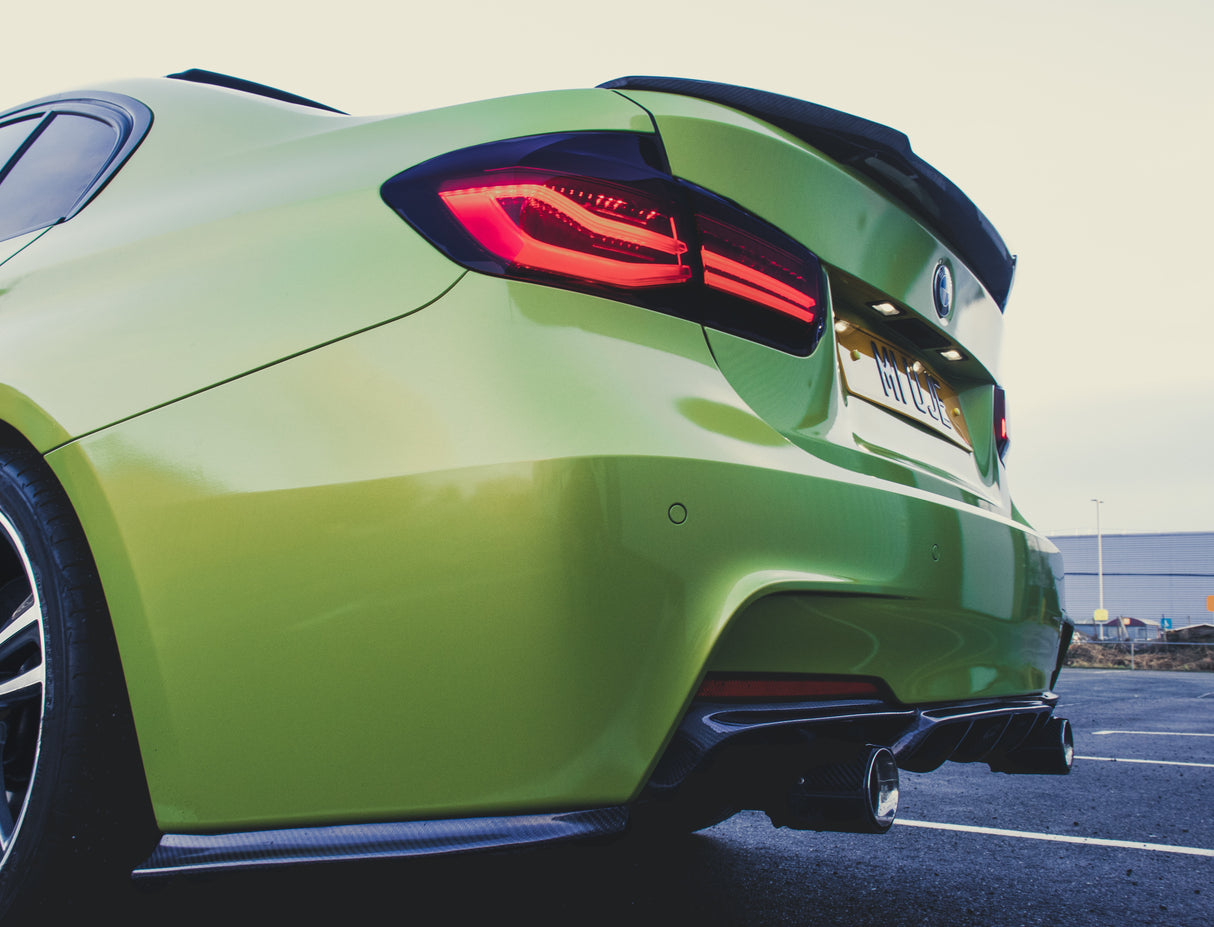 BMW f30 v boot spoiler