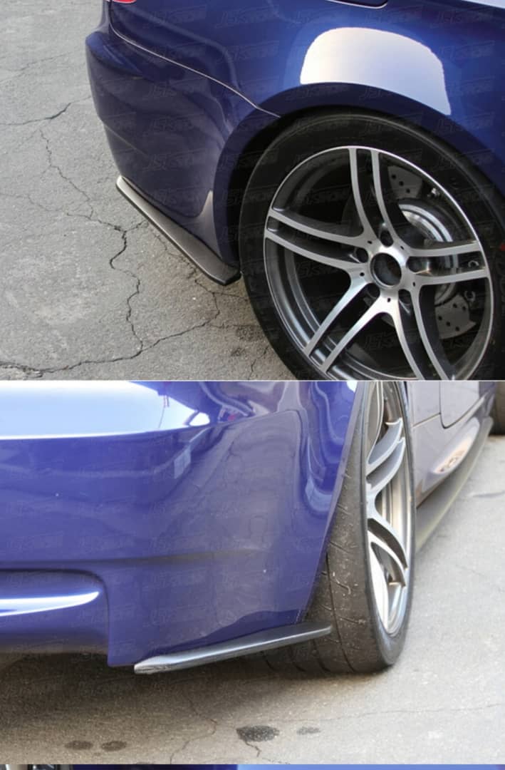 BMW M3 E92 E93 Carbon Fiber 2D Style Rear Bumper Splitters