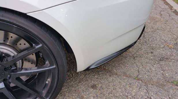 BMW M3 E92 E93 Carbon Fiber 3D Style Rear Bumper Splitters