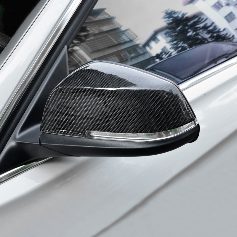 BMW 1 2 3 4 F Series Carbon Fiber Mirror Covers Caps