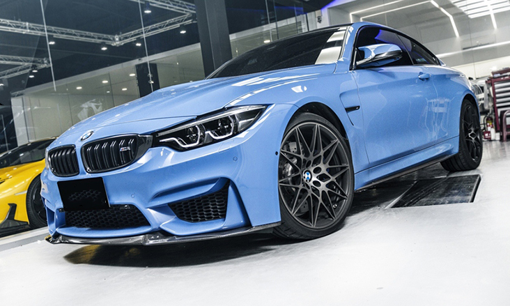 BMW M3 F80 M4 F82 F83 Carbon Fiber CS Style Front Bumper Lip Spoiler