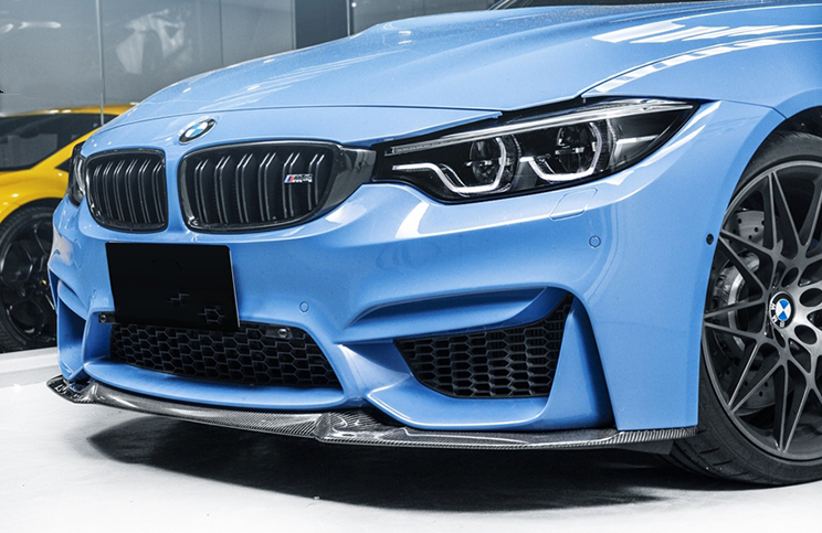 BMW M3 F80 M4 F82 F83 Carbon Fiber CS Style Front Bumper Lip Spoiler