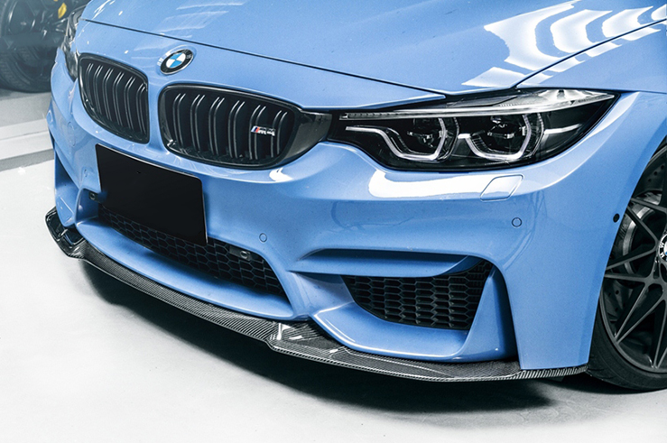 BMW M3 F80 M4 F82 F83 Carbon Fiber CS Style Front Bumper Lip Spoiler