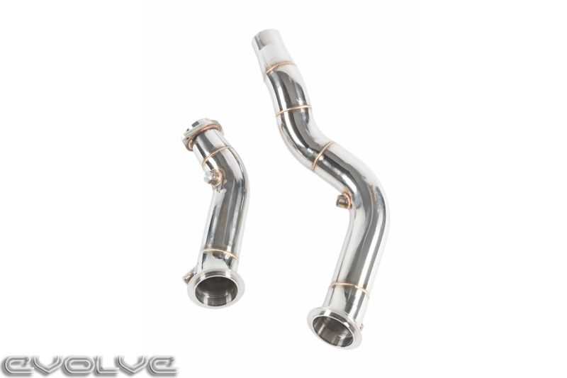 EVOLVE CATLESS TURBO DOWNPIPES - BMW F80 M3 F82 F83 M4 S55