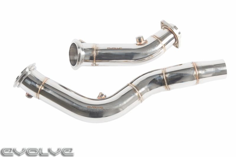 EVOLVE CATLESS TURBO DOWNPIPES - BMW F80 M3 F82 F83 M4 S55