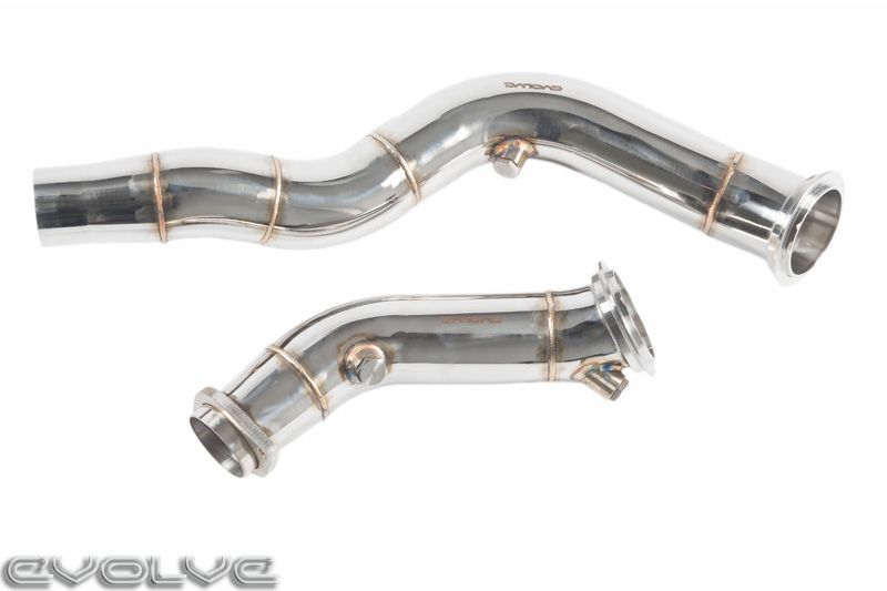 EVOLVE CATLESS TURBO DOWNPIPES - BMW 3 SERIES F80 M3 | 4 SERIES F82 | F83 M4 S55