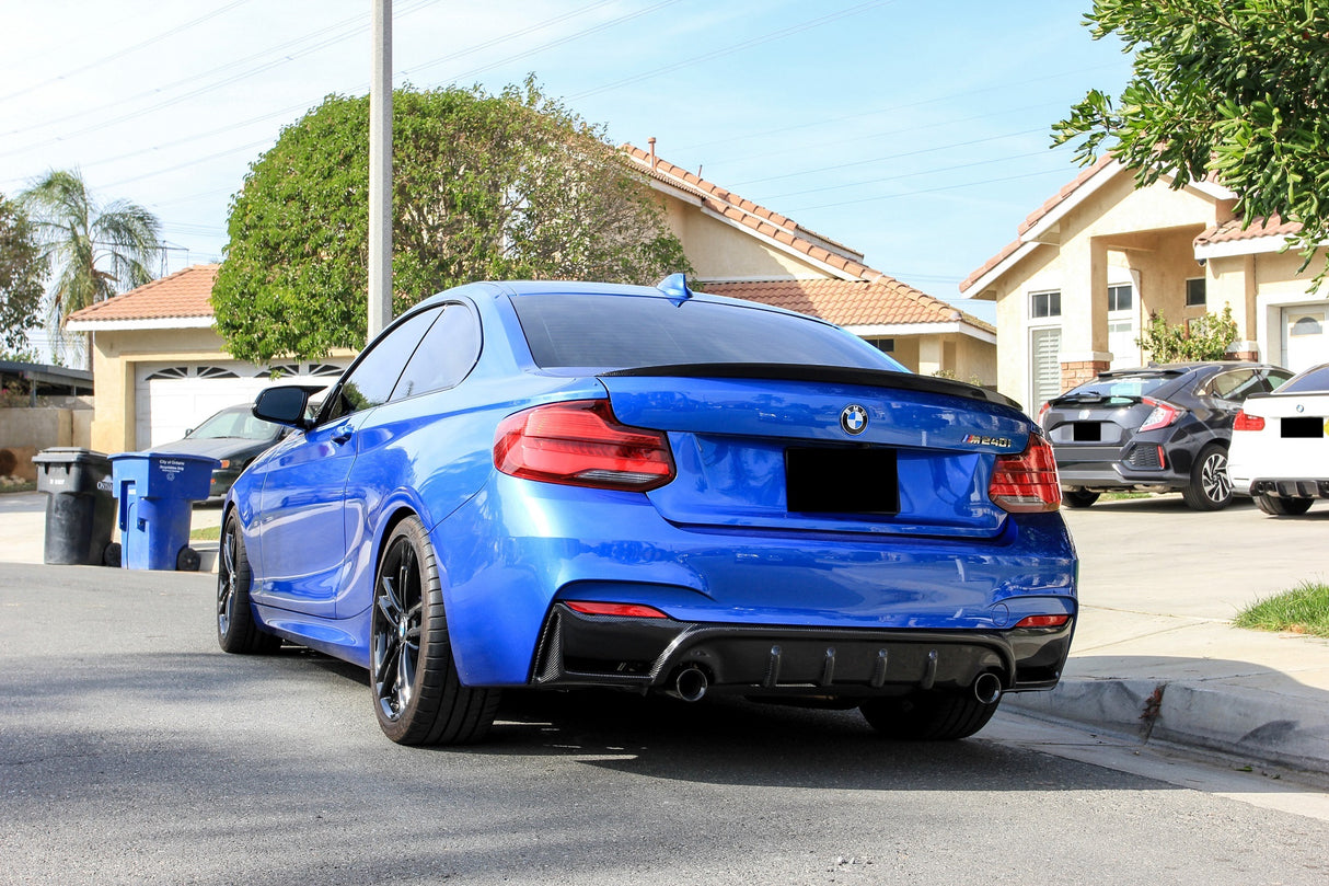 BMW 2 series 235i 240i rear carbon diffuser spoiler