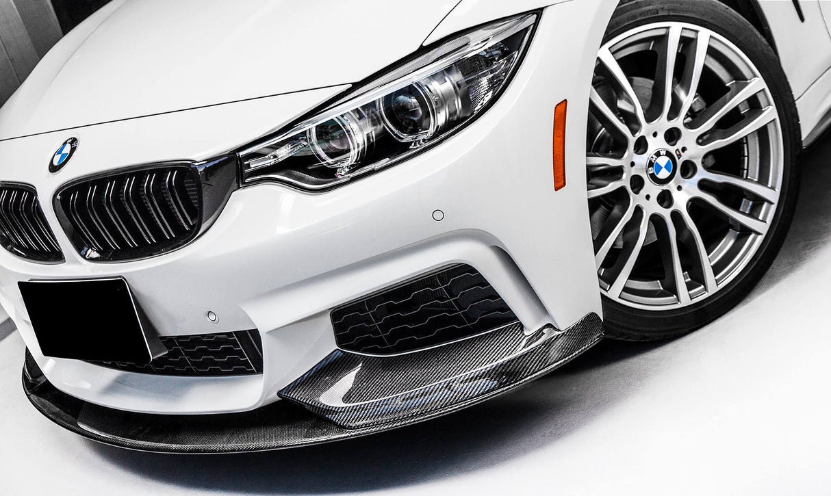 BMW 4 Series F32 F33 F36 F82 F80 Gloss Black Front Kidney Grilles