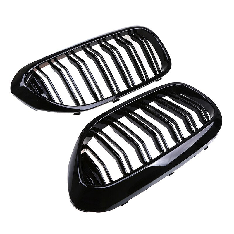 BMW 5 Series G30 G38 Gloss Black Front Kidney Grilles