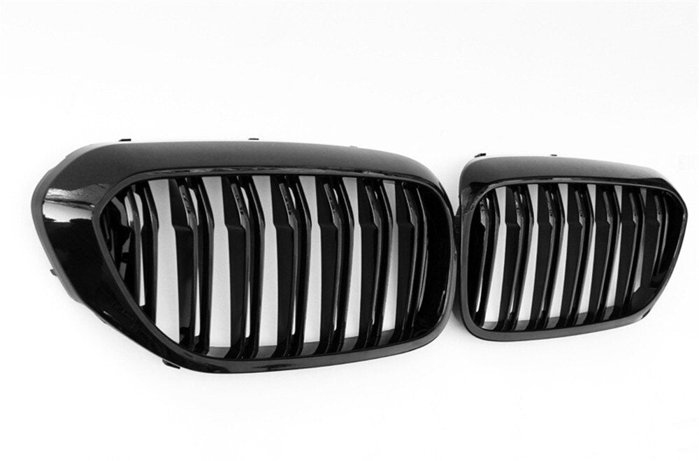 BMW 5 Series G30 G38 Gloss Black Front Kidney Grilles
